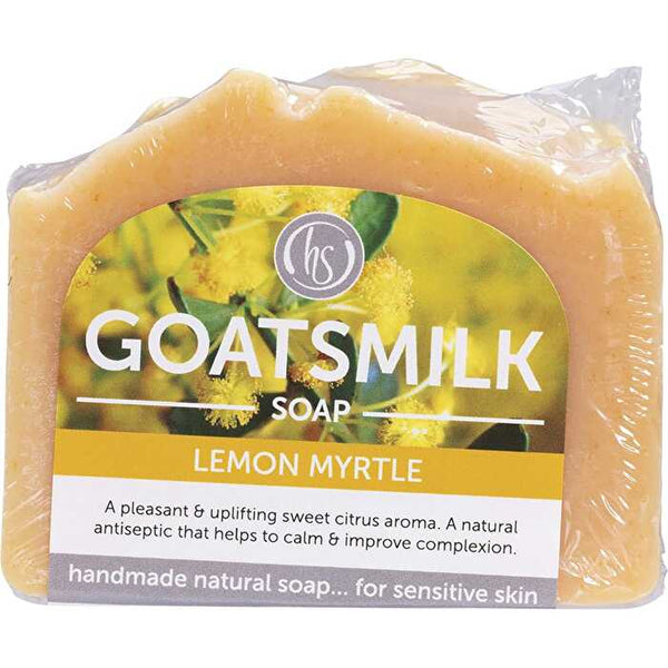 Harmony Soapworks Goat's Milk Soap Lemon Myrtle 140g