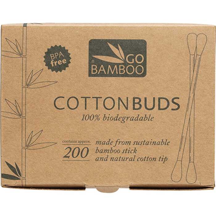 Go Bamboo Cotton Buds 100% Biodegradable 200pk