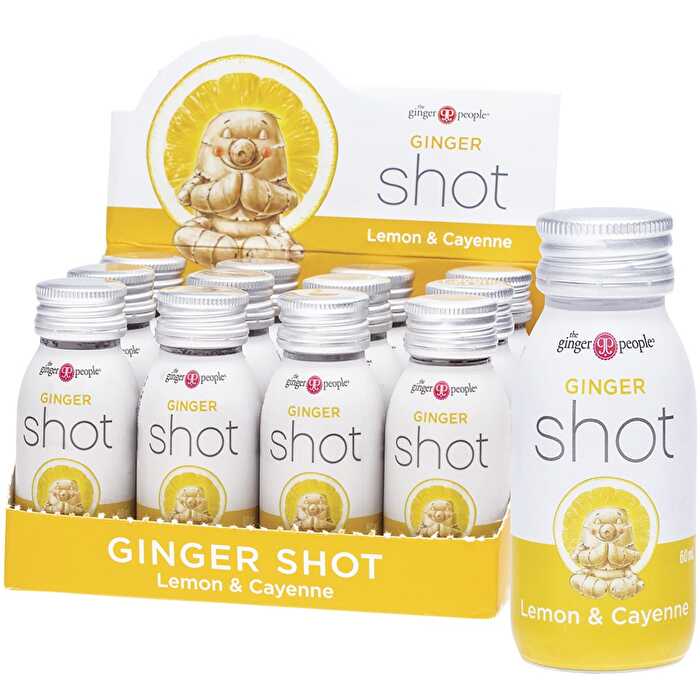 The Ginger People Ginger Shot Lemon & Cayenne 12x60ml
