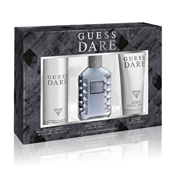 Guess Dare Homme 3pc Set - Eau De Toilette & Body Spray & 200ml Shower Gel 100ml 180ml