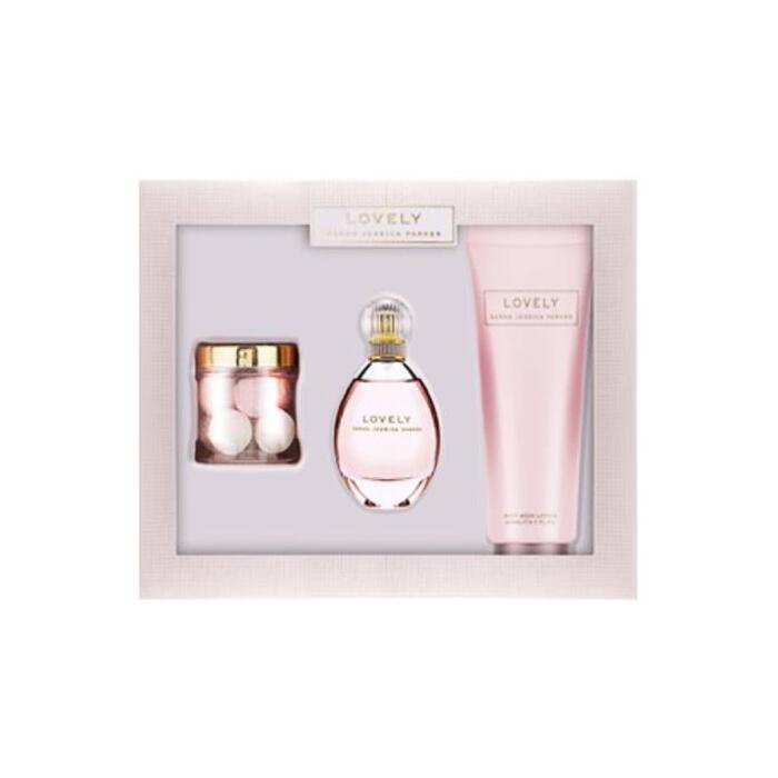 Sarah Jessica Parker Lovely ( Eau De Parfum Body Lotion & 100g Bath Pearls) 100ml 200ml