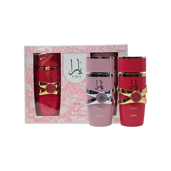 Lattafa 2pc Set - Yara Eau De Parfum & Yara Candy Eau De Parfum 100ml