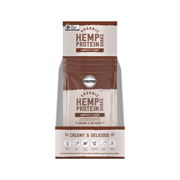 Hemp Foods Australia Organic Hemp Protein Shake Chocolate 7x35g