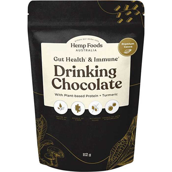 Hemp Foods Australia Drinking Chocolate Gut Health & Immune 112g