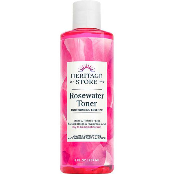 Heritage Store Rosewater Toner Dry to Combination Skin 237ml