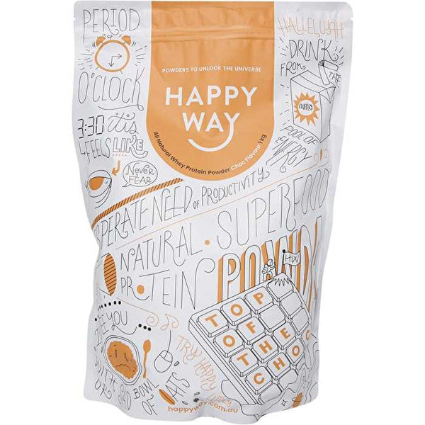 Happy Way Whey Protein Powder Chocolate 1kg