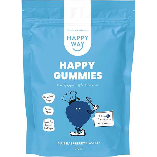 Happy Way Happy Gummies Blue Raspberry 210g