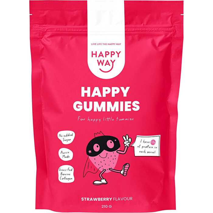 Happy Way Happy Gummies Strawberry 210g