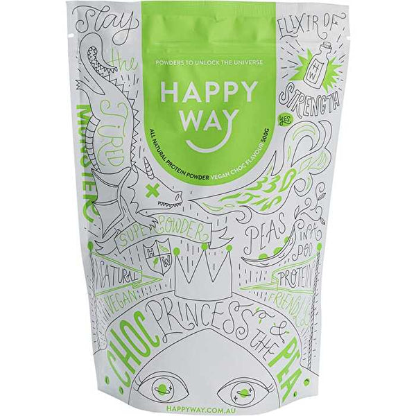 Happy Way Pea Protein Powder Chocolate 500g