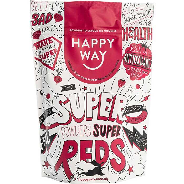 Happy Way Super Reds Powder Raspberry 200g