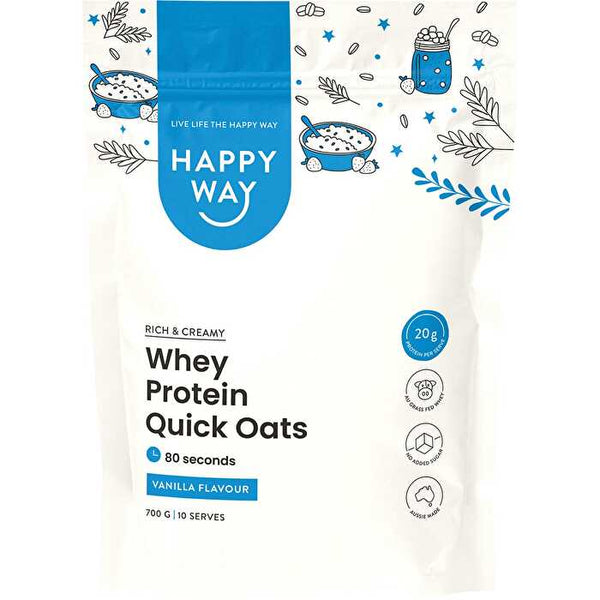 Happy Way Whey Protein Quick Oats Vanilla 700g