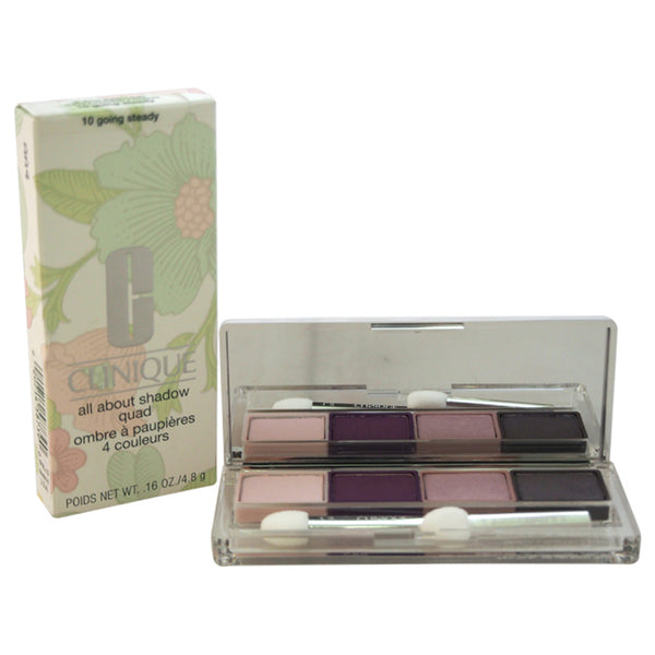 Clinique All About Shadow Quad - 10 Going Steady by Clinique for Women - 0.16 oz Eye Shadow