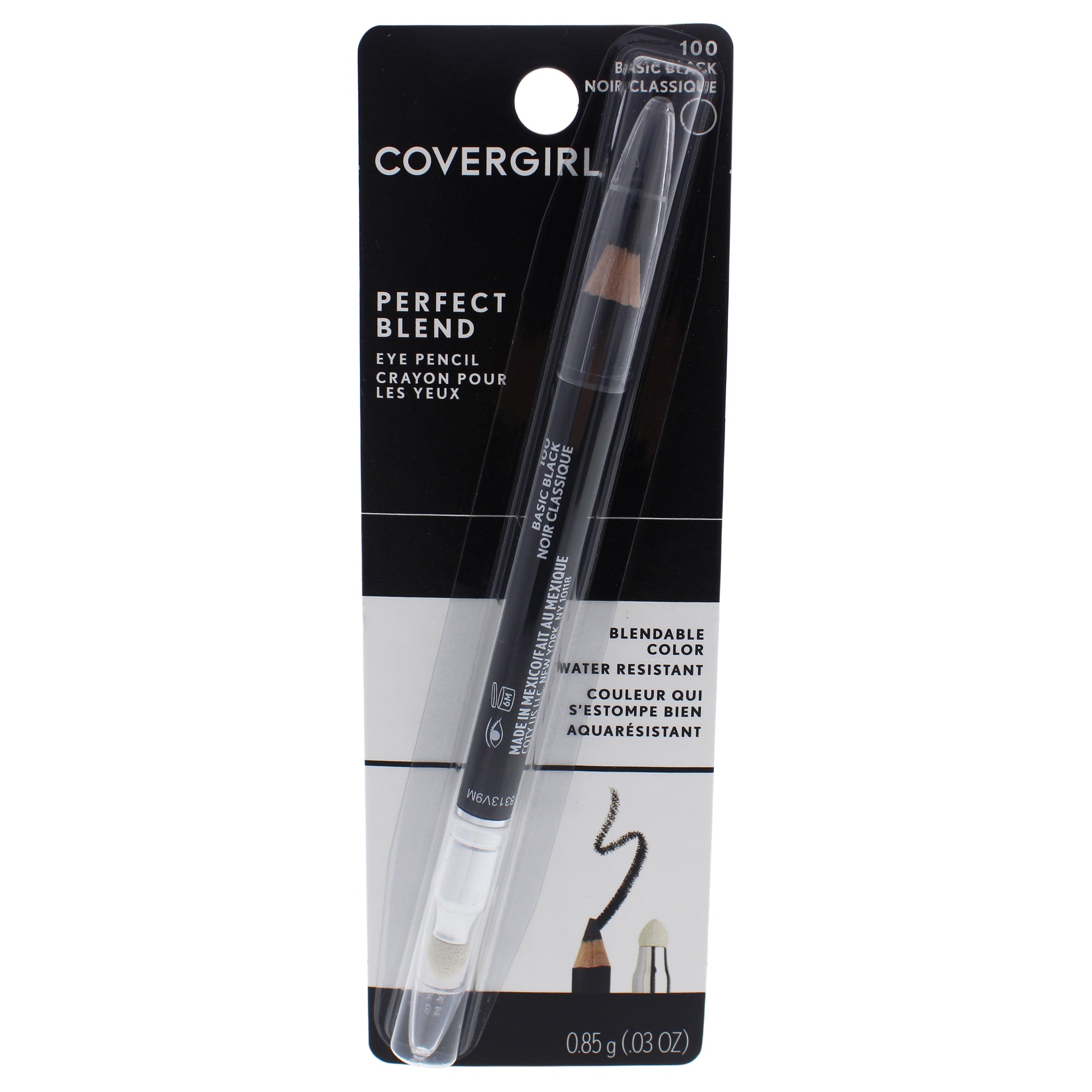 Covergirl Perfect Blend Eye Pencil 100 Basic Black by CoverGirl for
