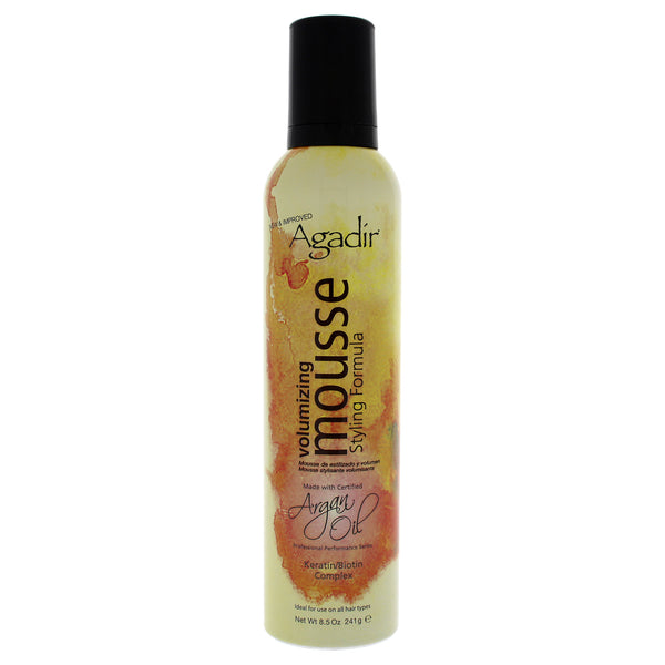 Agadir Argan Oil Argan Oil Styling Mousse by Agadir for Unisex - 8.5 oz Mousse