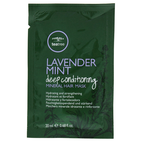 Paul Mitchell Tea Tree Lavender Mint Deep Conditioning Mineral Hair Mask by Paul Mitchell for Unisex - 0.68 oz Hair Mask