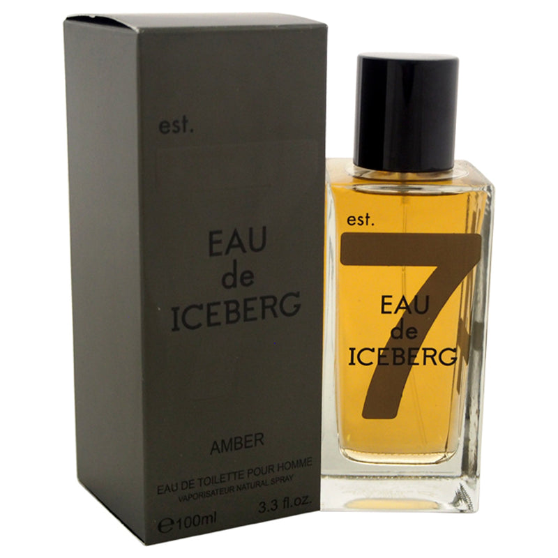 Iceberg Eau de Iceberg Amber by Iceberg for Men - 3.3 oz EDT Spray