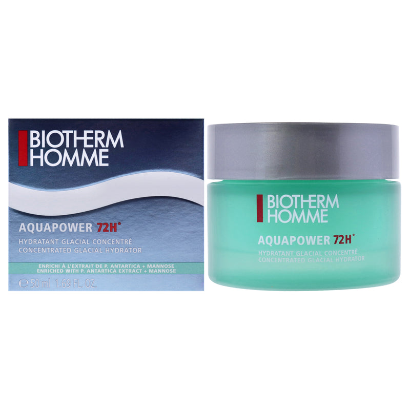 Biotherm Biotherm Homme Aquapower 72H Concentrated Glacial Hydrator by Biotherm for Men - 1.69 oz Cream