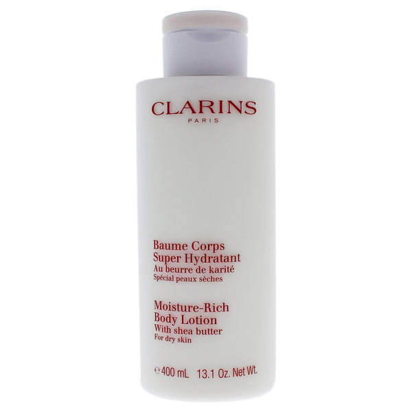 Clarins Moisture-Rich Body Lotion With Shea Butter by Clarins for Unisex - 13.1 oz Body Lotion