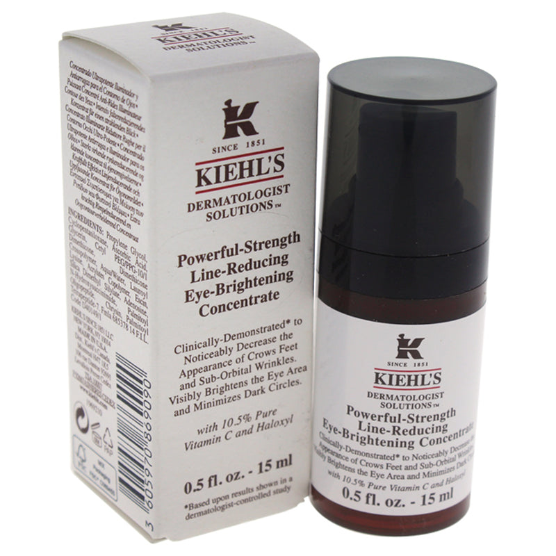 Kiehl's Powerful-Strength Line-Reducing and Dark Circle-Diminishing Vitamin C Eye Serum by Kiehls for Women - 0.5 oz Serum