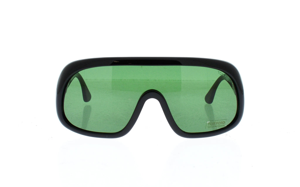 Tom Ford Tom Ford TF471 01N Sven - Shiny Black /Green by Tom Ford