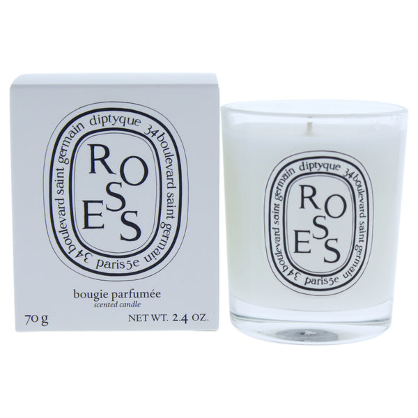 Diptyque Roses Scented Candle by Diptyque for Unisex - 2.4 oz Candle
