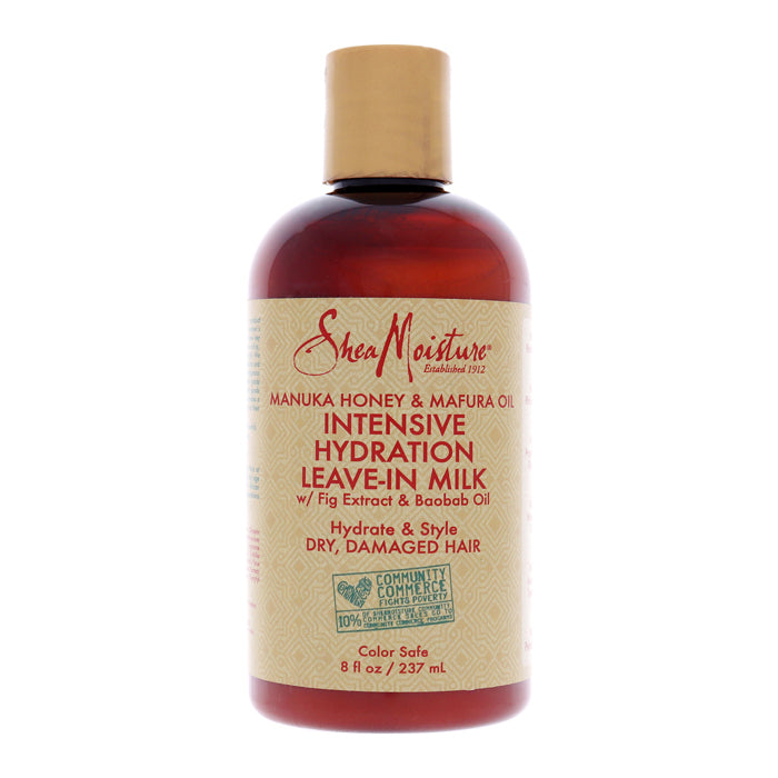 Shea Moisture Manuka Honey And Mafura Oil Intensive Hydration Leave-in Milk For Unisex 240ml/8oz