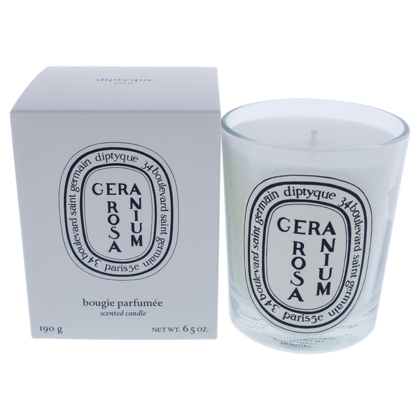 Diptyque Geranium Rosa Scented Candle by Diptyque for Unisex - 6.5 oz Candle