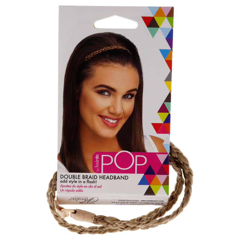 Hairdo Pop Double Braid Headband - R14 88H Golden Wheat by Hairdo for Women - 1 Pc Hair Band