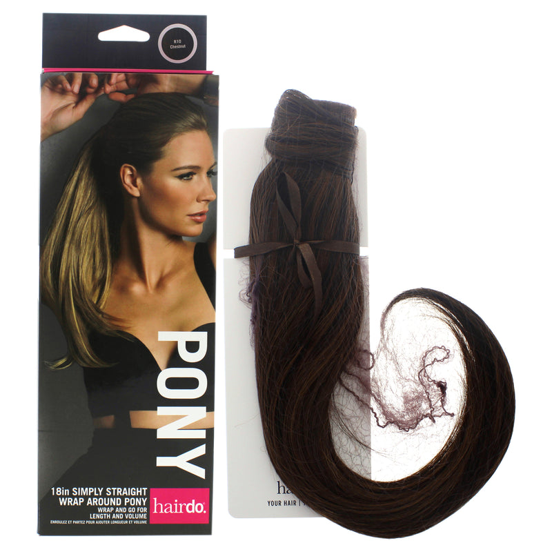 Hairdo Simply Straight Pony - R10 Chestnut by Hairdo for Women - 18 Inch Hair Extension