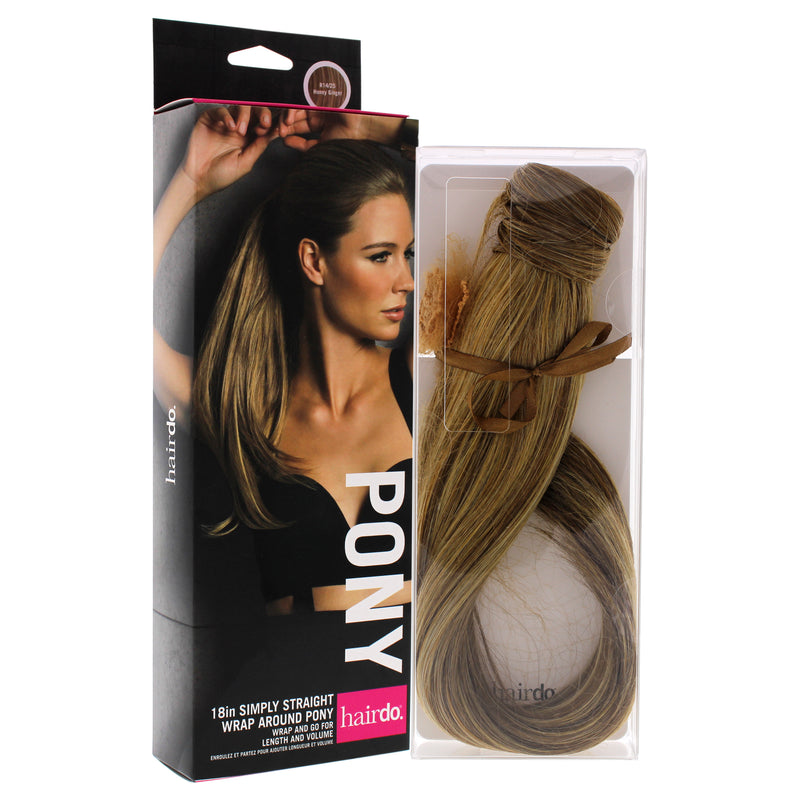 Hairdo Simply Straight Pony - R14 25 Honey Ginger by Hairdo for Women - 18 Inch Hair Extension