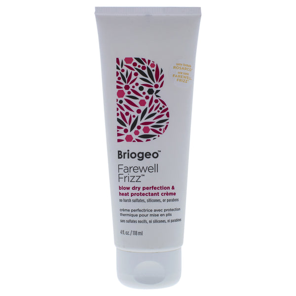 Briogeo Farewell Frizz Blow Dry Perfection and Heat Protectant Cream by Briogeo for Unisex - 4 oz Cream