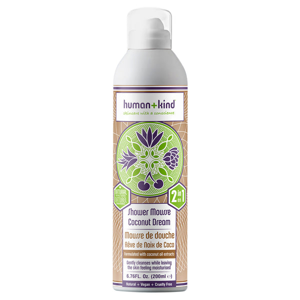 Human+Kind Shower Mousse Bodywash - Coconut Dream by Human+Kind for Unisex - 6.76 oz Body Wash