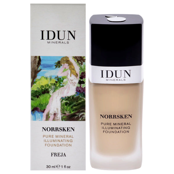Idun Minerals Norrsken Foundation - 206 Freja Warm Light by Idun Minerals for Women - 1 oz Foundation