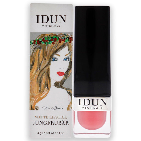Idun Minerals Matte Lipstick - 103 Jungfrubar by Idun Minerals for Women - 0.14 oz Lipstick