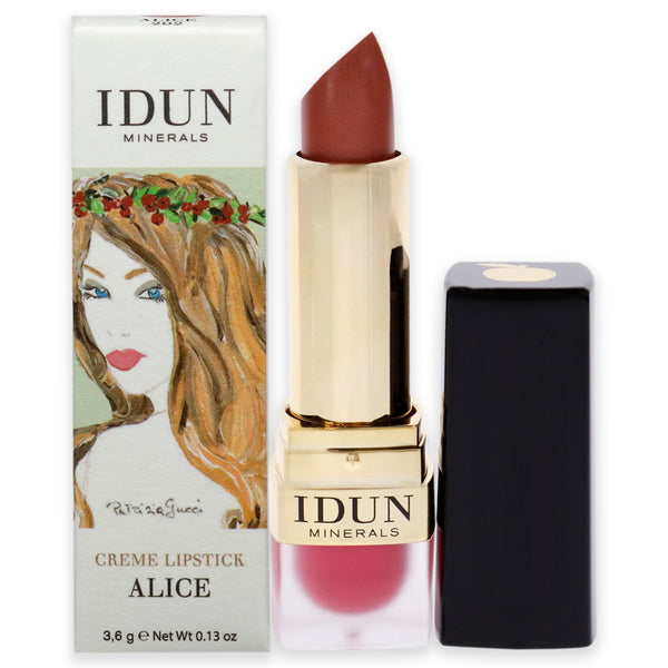 Idun Minerals Creme Lipstick - 202 Alice by Idun Minerals for Women - 0.13 oz Lipstick