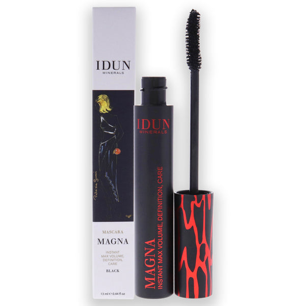 Idun Minerals Magna Mascara - 008 Black by Idun Minerals for Women - 0.44 oz Mascara