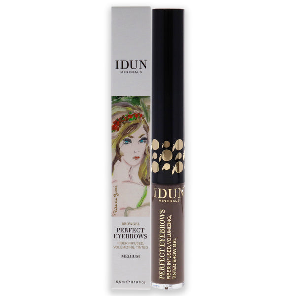 Idun Minerals Perfect Eyebrows Gel - 302 Medium by Idun Minerals for Women - 0.19 oz Eyebrow
