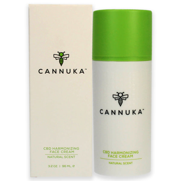 Cannuka CBD Harmonizing Face Cream - Natural Scent by Cannuka for Unisex - 3.2 oz Cream