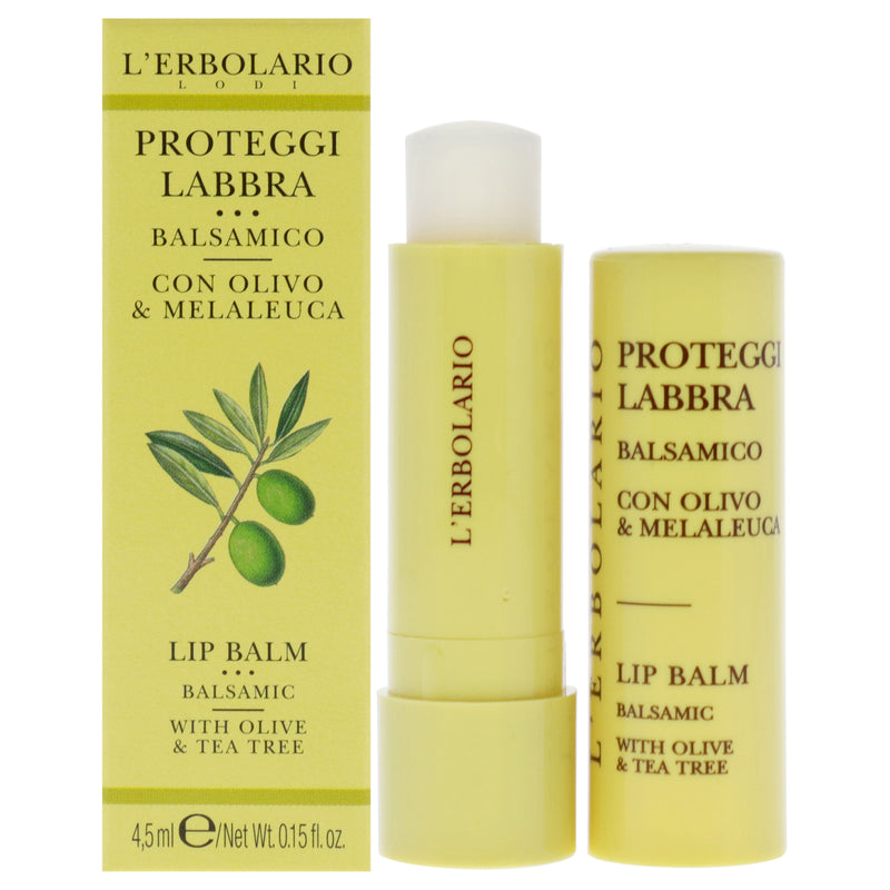 LErbolario Lip Balm - Olive and Tea Tree by LErbolario for Unisex - 0.15 oz Lip Balm