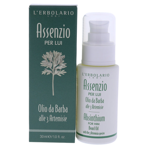 LErbolario Beard Oil - Absinthium by LErbolario for Men - 1 oz Oil