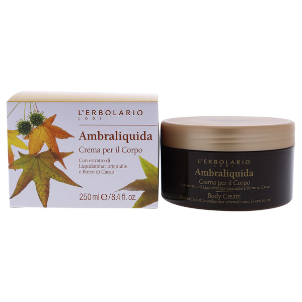 LErbolario Body Cream - Ambraliquida by LErbolario for Women - 8.4 oz Body Cream