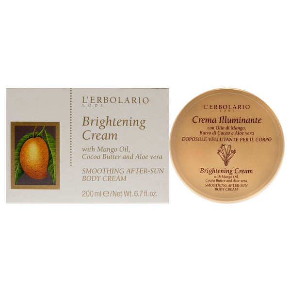 LErbolario Brightening Body Cream by LErbolario for Women - 6.7 oz Body Cream