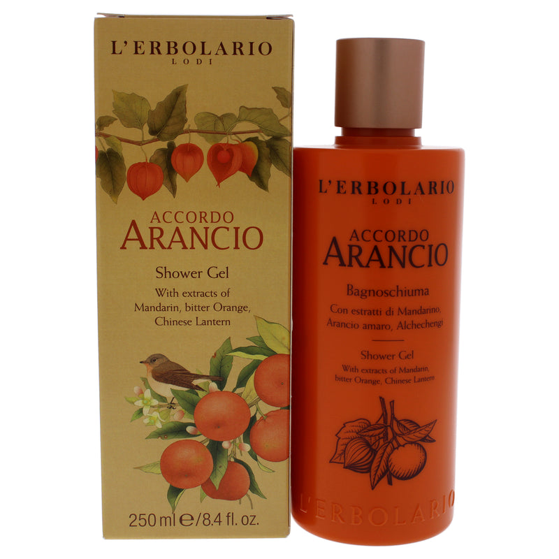 LErbolario Accordo Arancio Shower Gel by LErbolario for Unisex - 8.4 oz Shower Gel