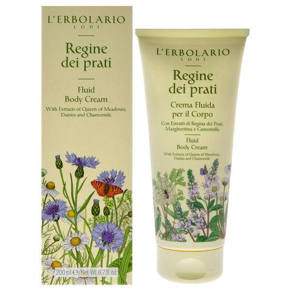 LErbolario Regine Dei Prati Fluid Body Cream by LErbolario for Unisex - 6.7 oz Body Cream