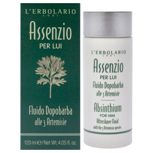 LErbolario After Shave Fluid - Absinthium by LErbolario for Men - 4.05 oz After Shave