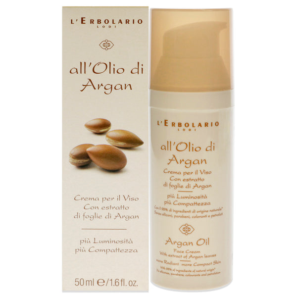 LErbolario Argan Oil Face Cream by LErbolario for Women - 1.6 oz Cream
