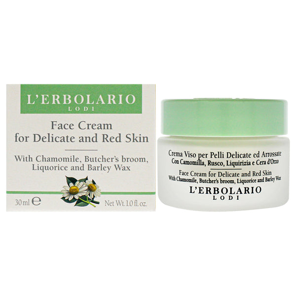 LErbolario Face Cream for Delicate and Red Skin by LErbolario for Women - 1 oz Cream