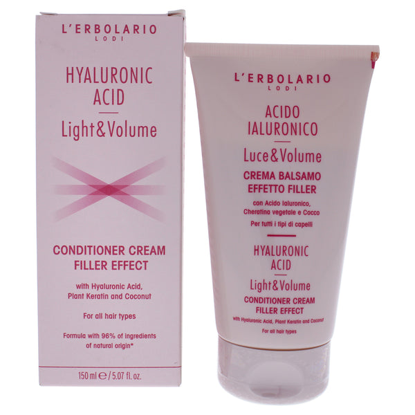 LErbolario Hyaluronic Acid Light and Volume Conditioner Cream by LErbolario for Unisex - 5.07 oz Conditioner
