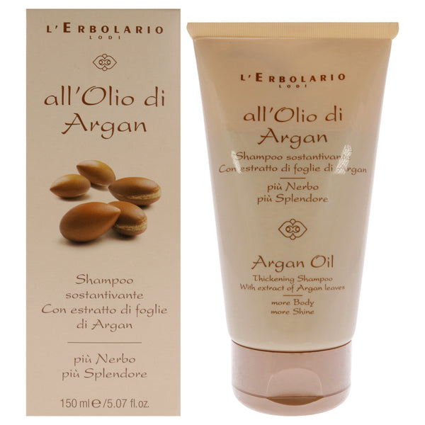 LErbolario Argan Oil Thickening Shampoo by LErbolario for Unisex - 5.07 oz Shampoo