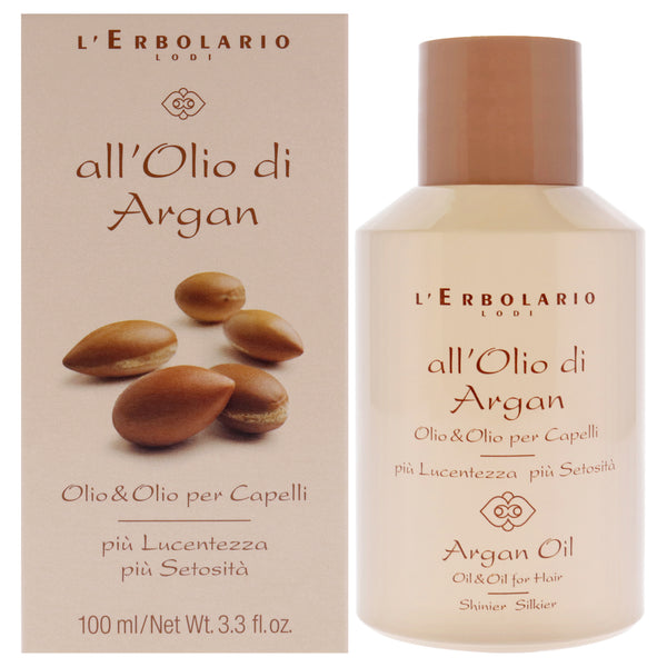LErbolario Oil for Hair - Argan Oil by LErbolario for Women - 3.3 oz Oil